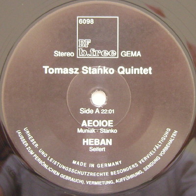 Jazzmessage Label A BE_1